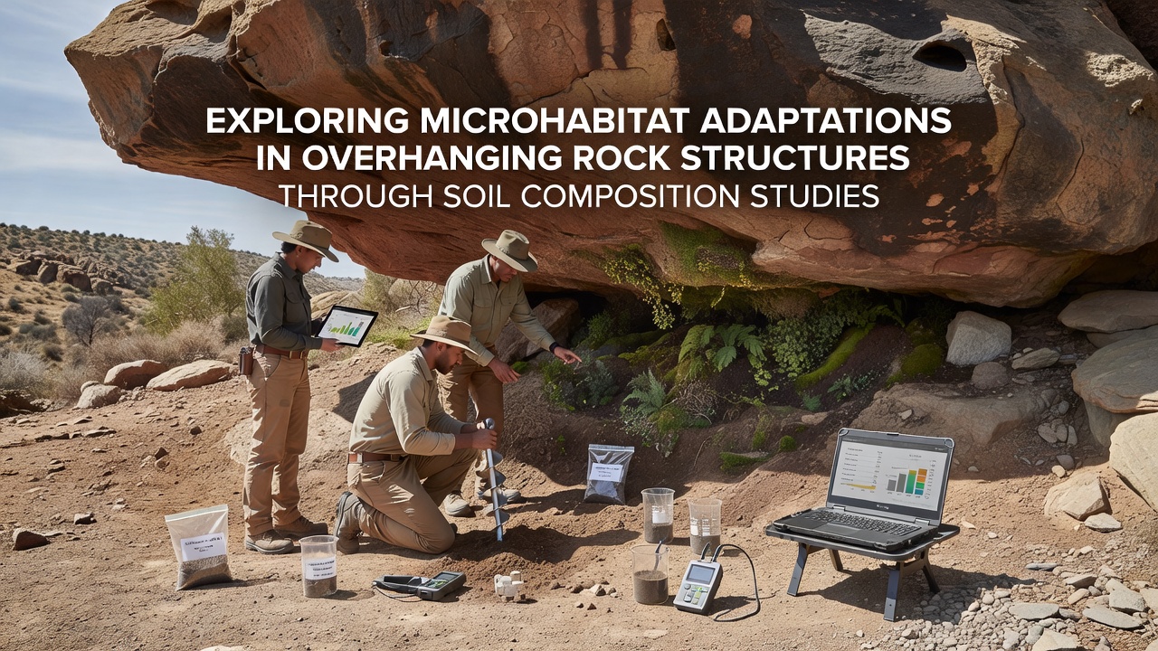 Exploring Microhabitat Adaptations in Overhanging Rock Structures Through Soil Composition Studies